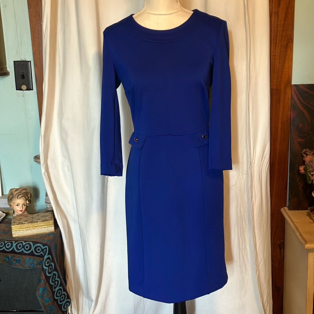 Liz Claiborne size small royal blue dress